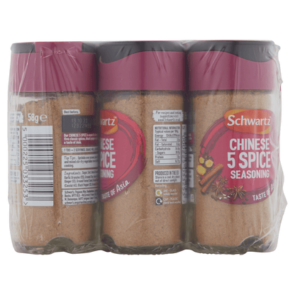 Schwartz Chinese 5 Spice Seasoning 58g - UK Food & Drink - 5000225033253