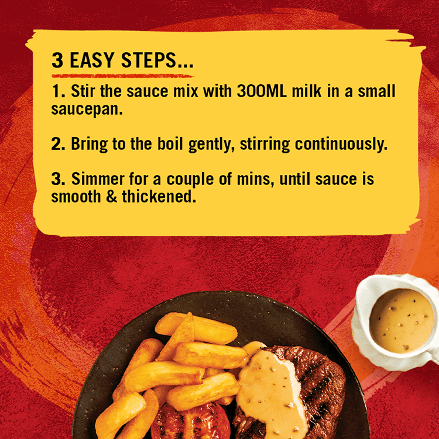 Schwartz Creamy Mild Peppercorn Sauce Mix 25g - UK Food & Drink - 5000225019394