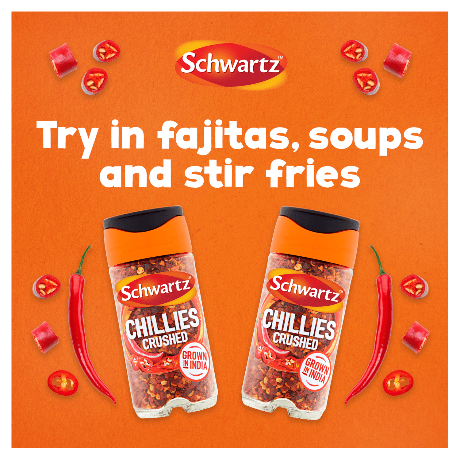 Schwartz Crushed Chilli Flakes 29g - UK Food & Drink - 50019984