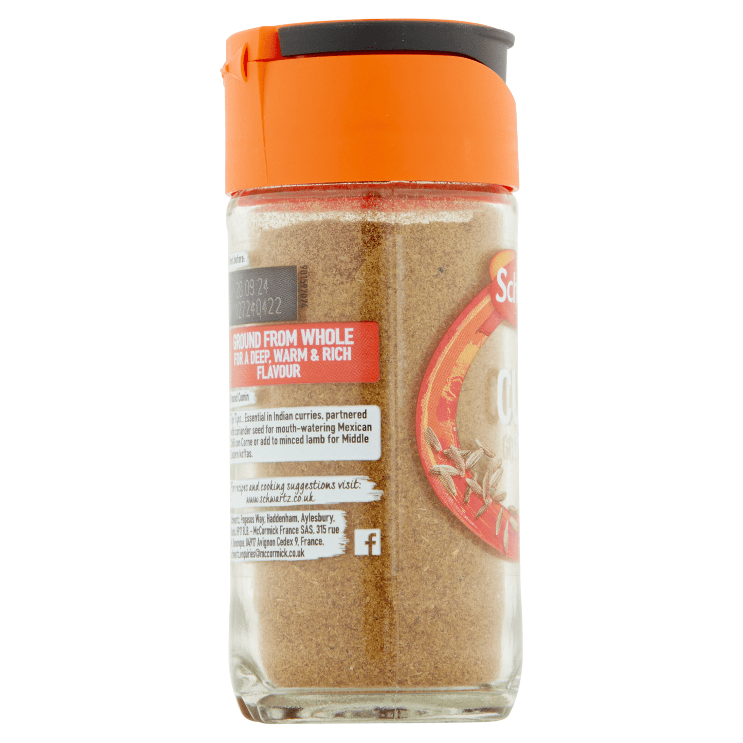 Schwartz Cumin Ground 37g - UK Food & Drink - 5000225057716