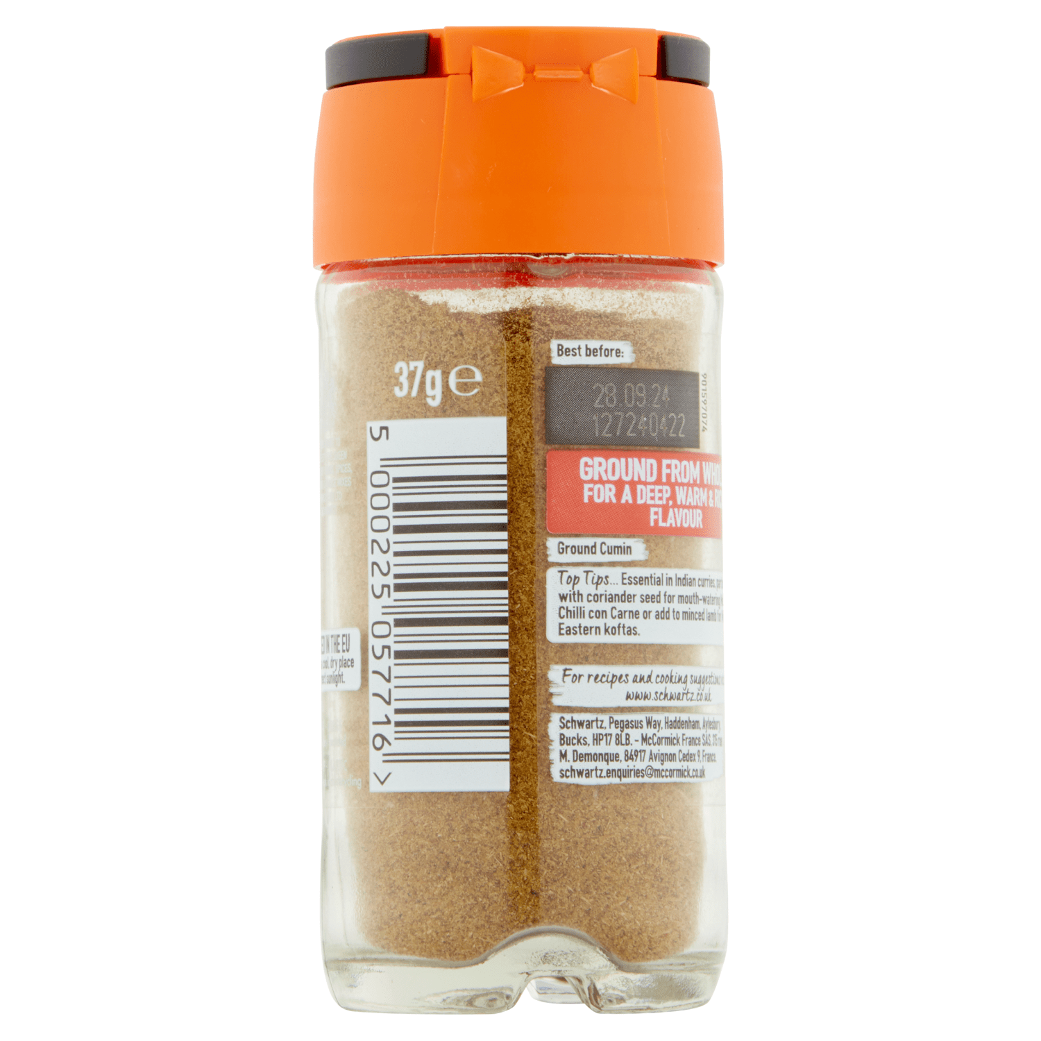 Schwartz Cumin Ground 37g - UK Food & Drink - 5000225057716