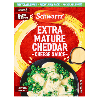 Schwartz Extra Mature Cheddar Cheese Sauce 30g - UK Food & Drink - 5000225018090