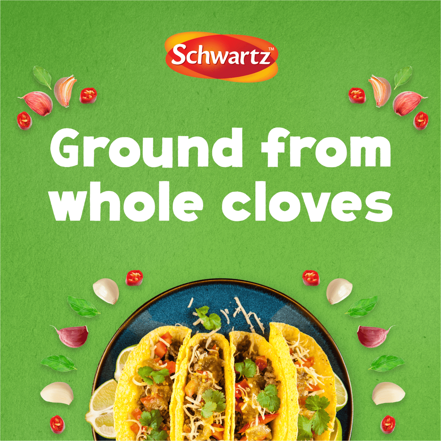 Schwartz Garlic Granules 50g - UK Food & Drink - 5000225057723