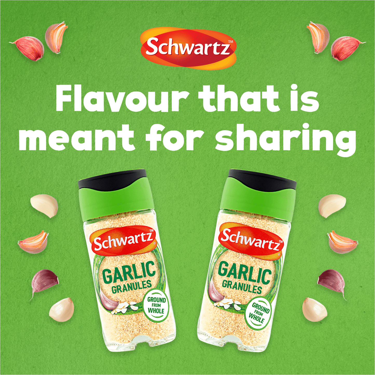 Schwartz Garlic Granules 50g - UK Food & Drink - 5000225057723