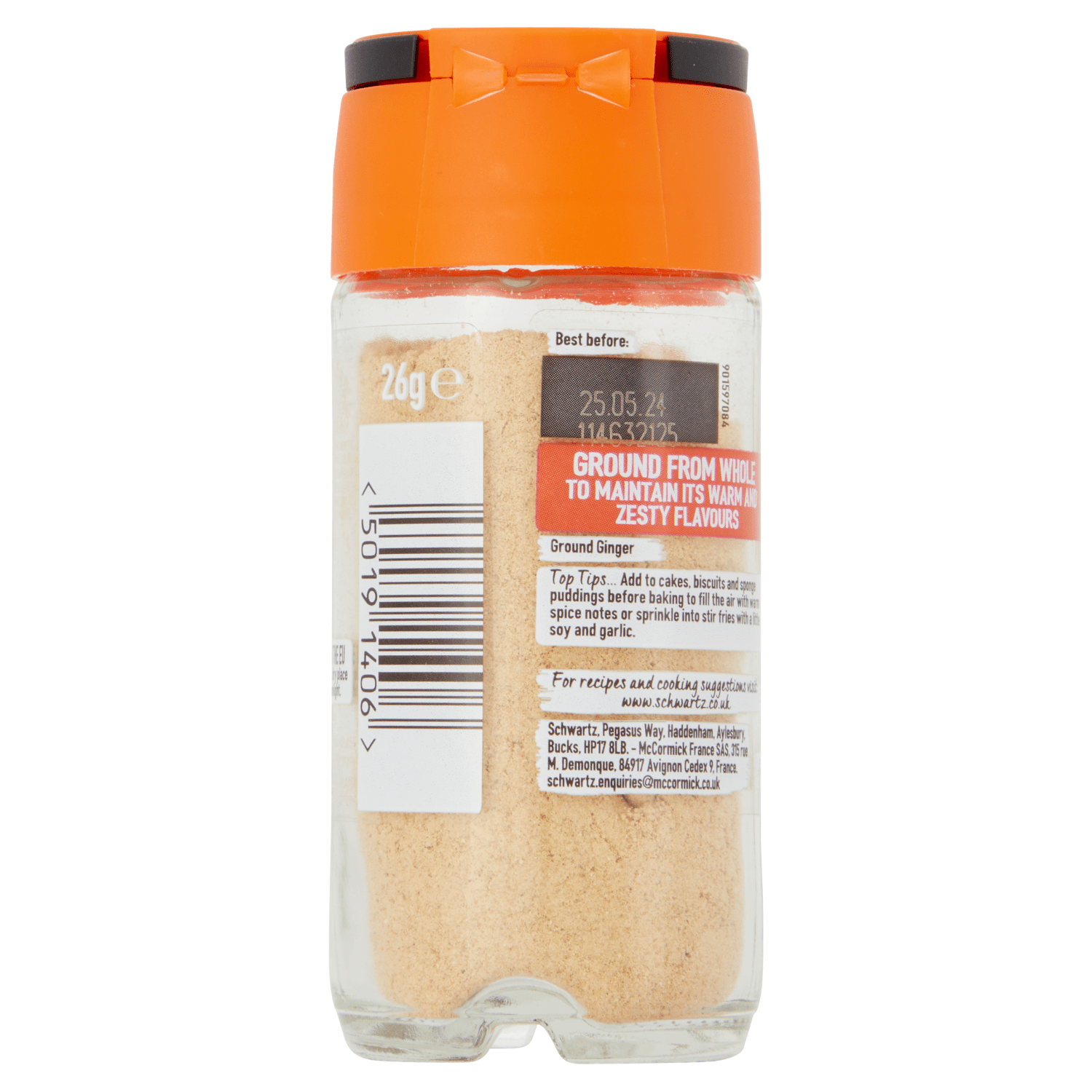 Schwartz Ginger Ground 26g - UK Food & Drink - 50191406