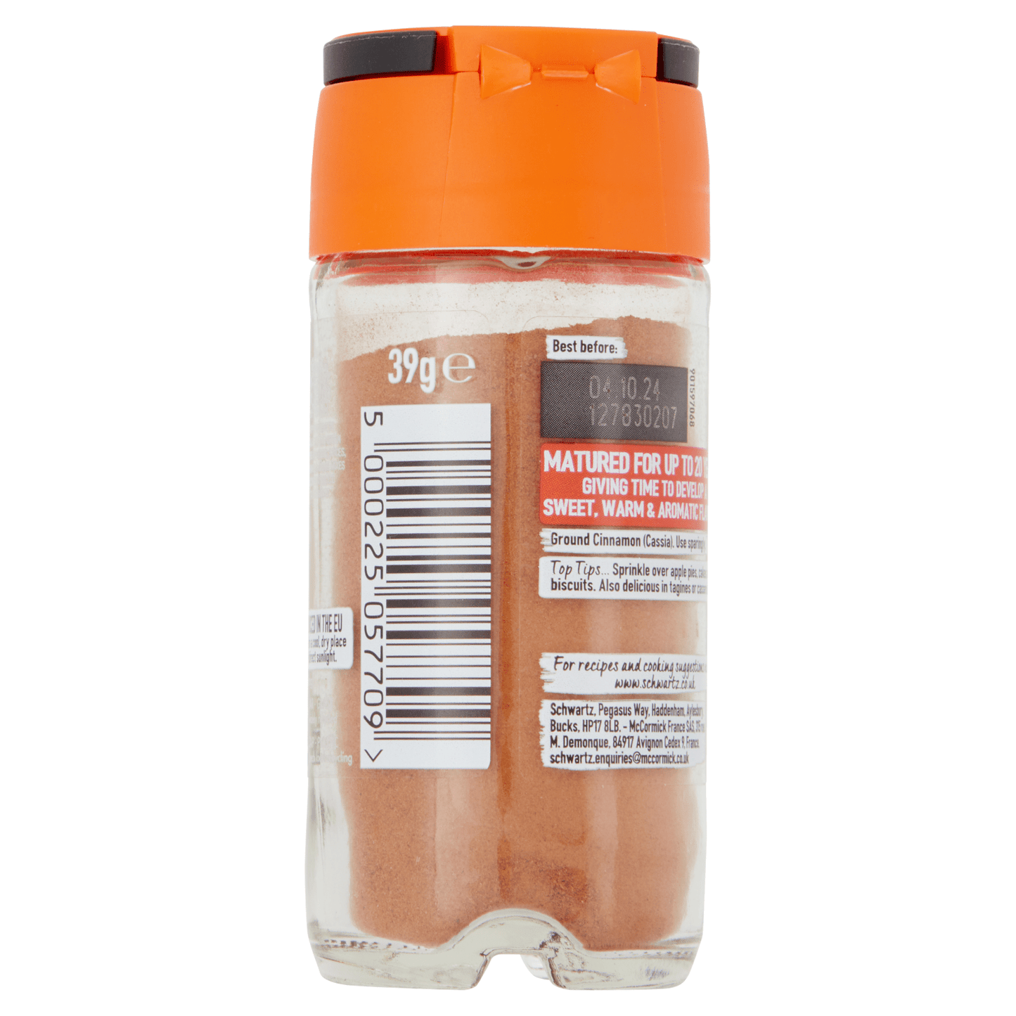 Schwartz Ground Cinnamon 39g - UK Food & Drink - 5000225057709