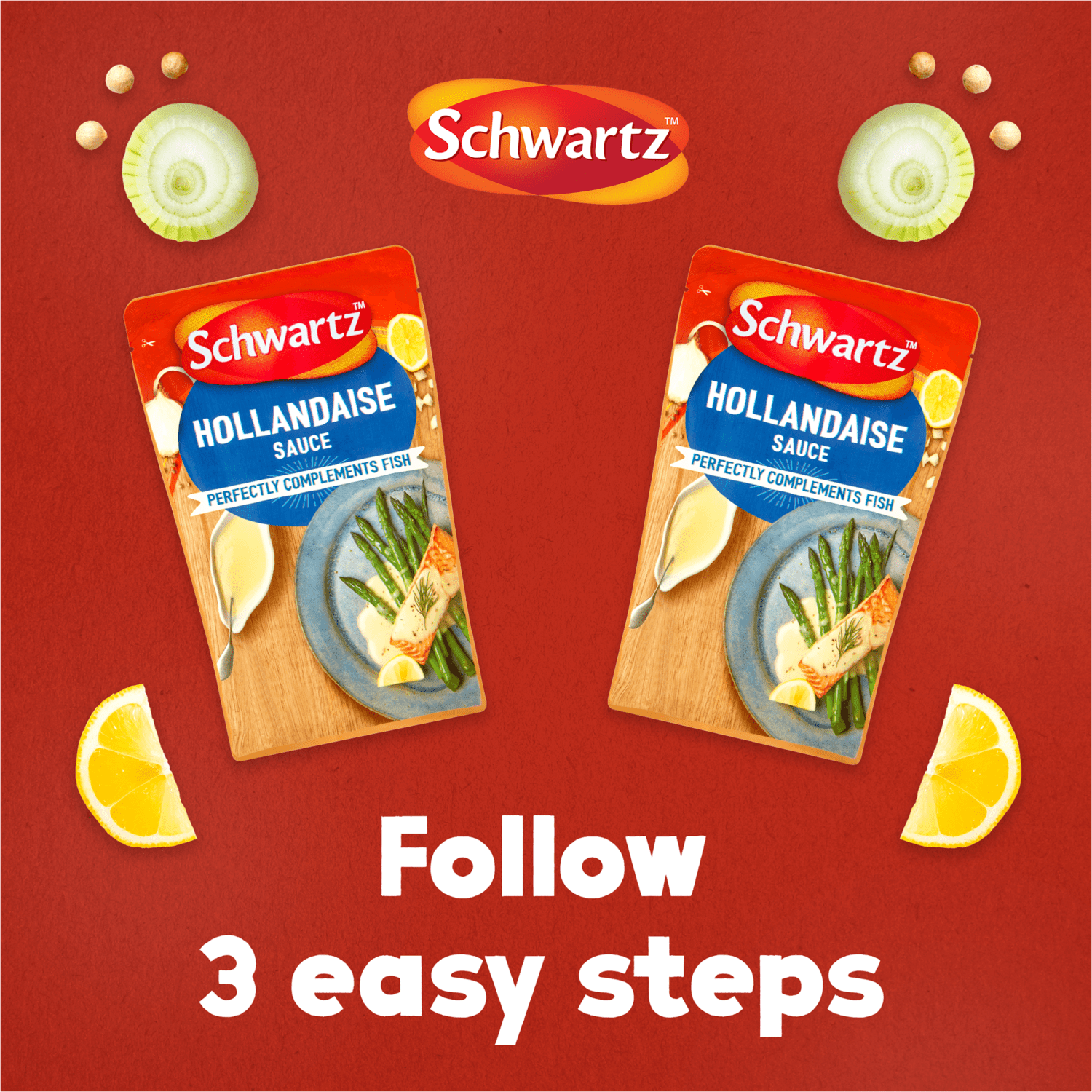 Schwartz Hollandaise Sauce for Fish 300g - UK Food & Drink - 5000225026095