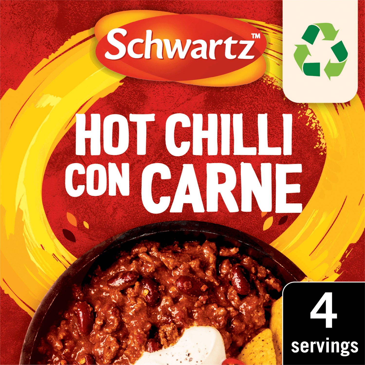 Schwartz Hot Chilli Con Carne Recipe Mix 41g - UK Food & Drink - 5000225005038