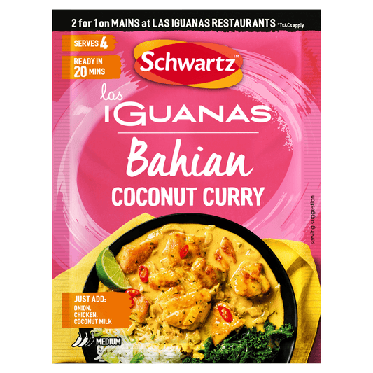Schwartz Las Iguanas Bahian Coconut Curry 25g - UK Food & Drink - 5000225028068