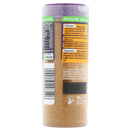 Schwartz Medium Curry Powder 90g - UK Food & Drink - 5000225003546