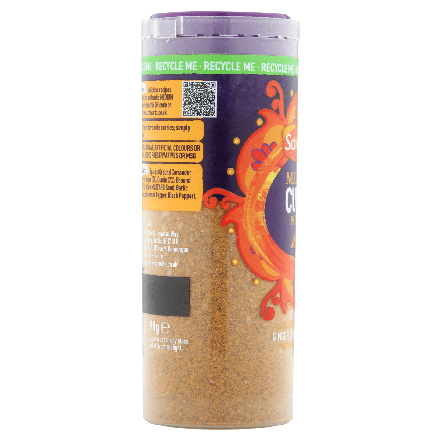 Schwartz Medium Curry Powder 90g - UK Food & Drink - 5000225003546