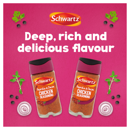 Schwartz Paprika & Onion Chicken Seasoning 50g - UK Food & Drink - 5000225055309