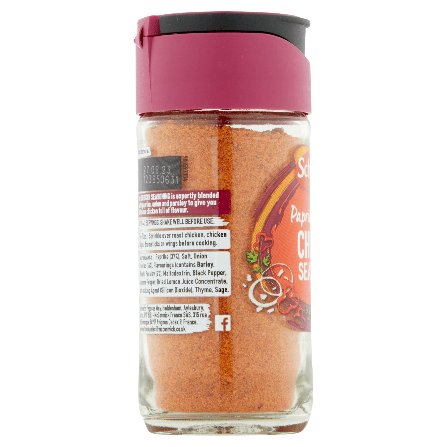 Schwartz Paprika & Onion Chicken Seasoning 50g - UK Food & Drink - 5000225055309
