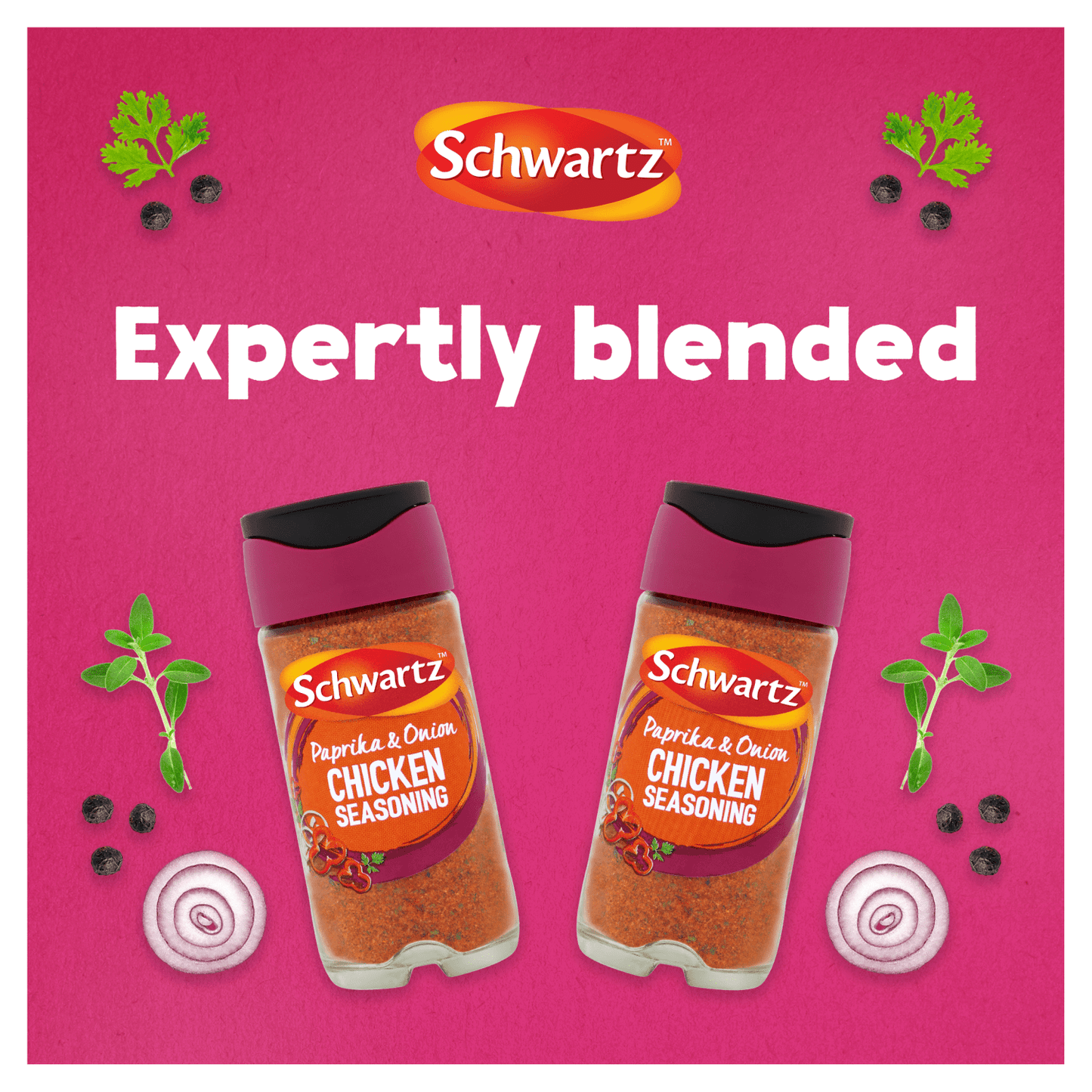 Schwartz Paprika & Onion Chicken Seasoning 50g - UK Food & Drink - 5000225055309