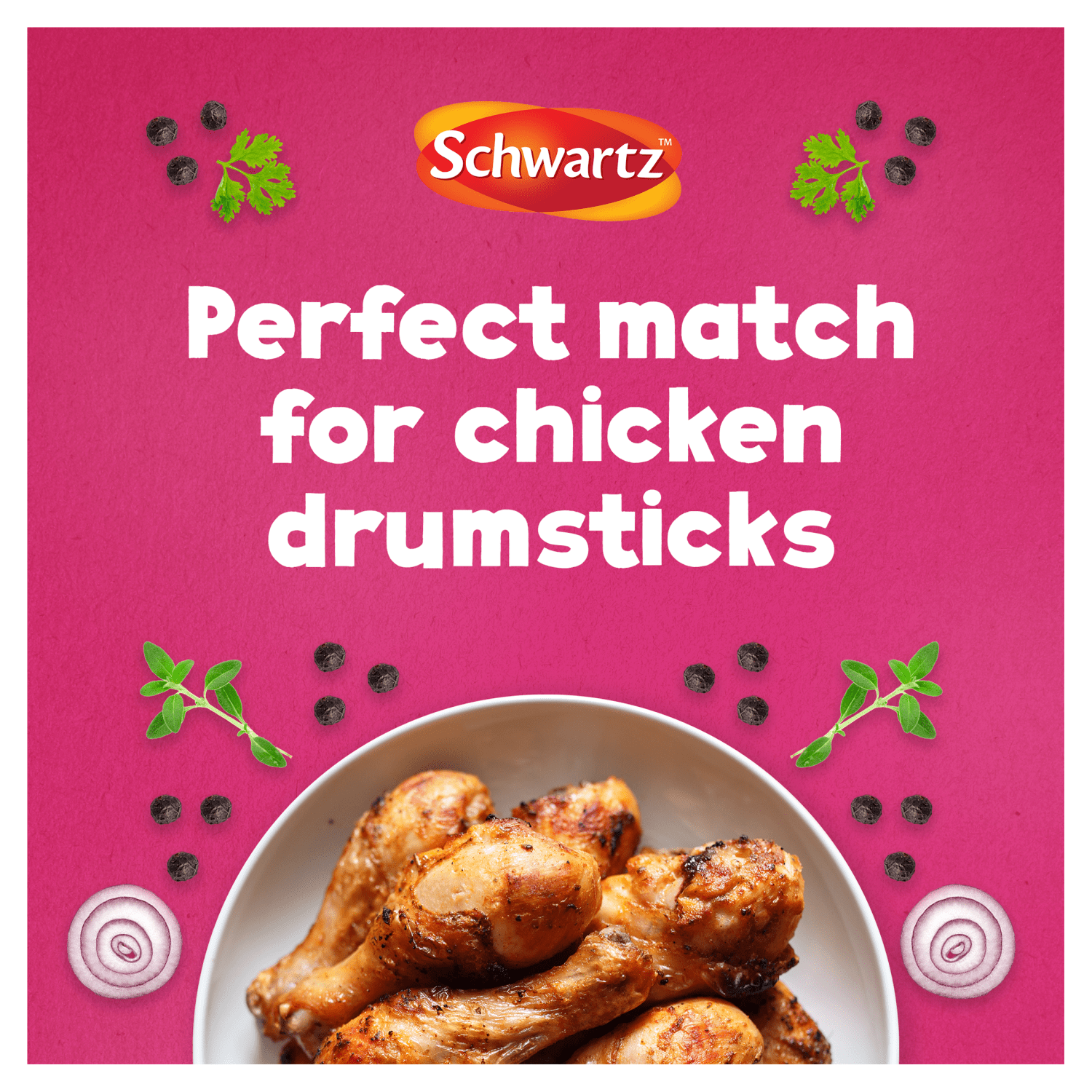 Schwartz Paprika & Onion Chicken Seasoning 50g - UK Food & Drink - 5000225055309