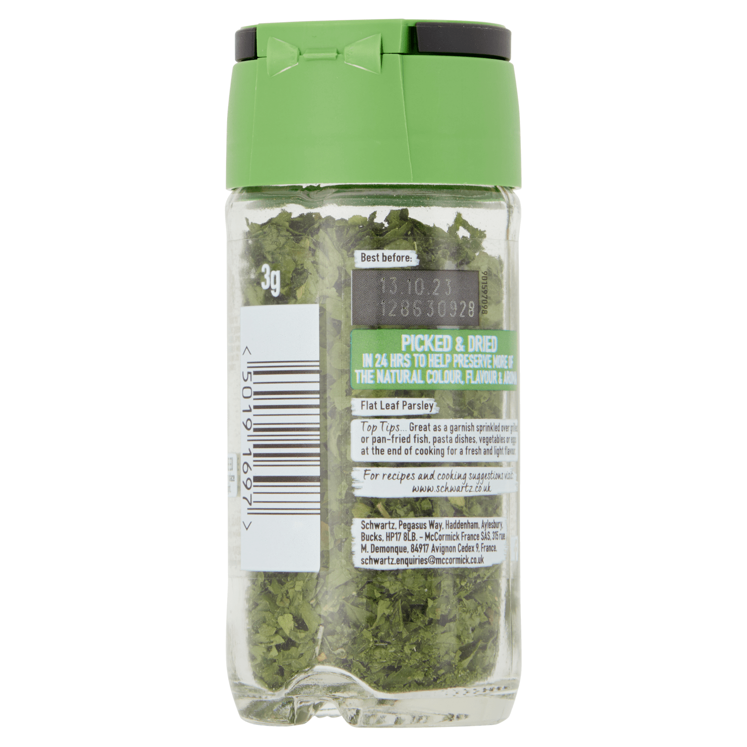 Schwartz Parsley Flat Leaf 3g - UK Food & Drink - 50191697