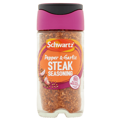 Schwartz Pepper & Garlic Steak Seasoning 46g - UK Food & Drink - 50963546