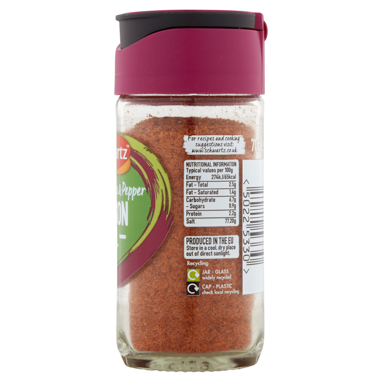 Schwartz Season All Salt, Paprika & Pepper 70g - UK Food & Drink - 50225330