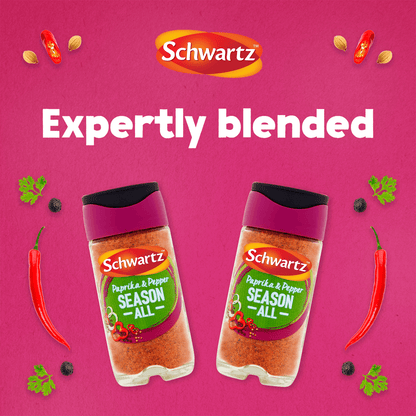 Schwartz Season All Salt, Paprika & Pepper 70g - UK Food & Drink - 50225330