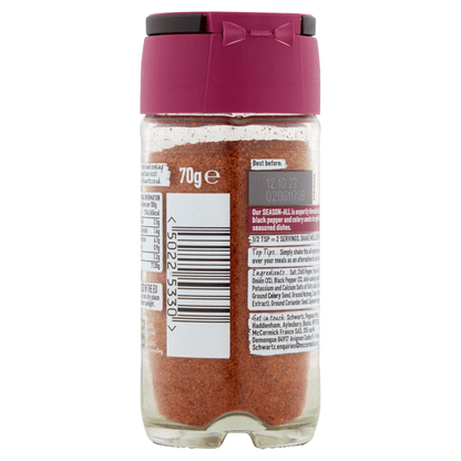 Schwartz Season All Salt, Paprika & Pepper 70g - UK Food & Drink - 50225330