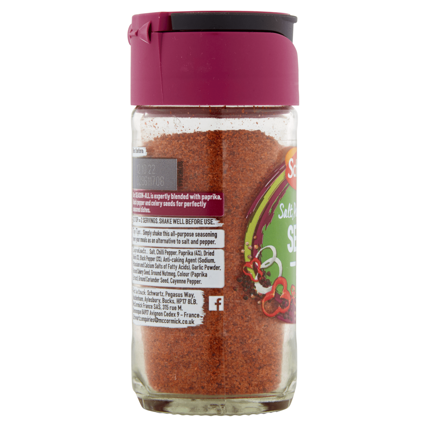 Schwartz Season All Salt, Paprika & Pepper 70g - UK Food & Drink - 50225330