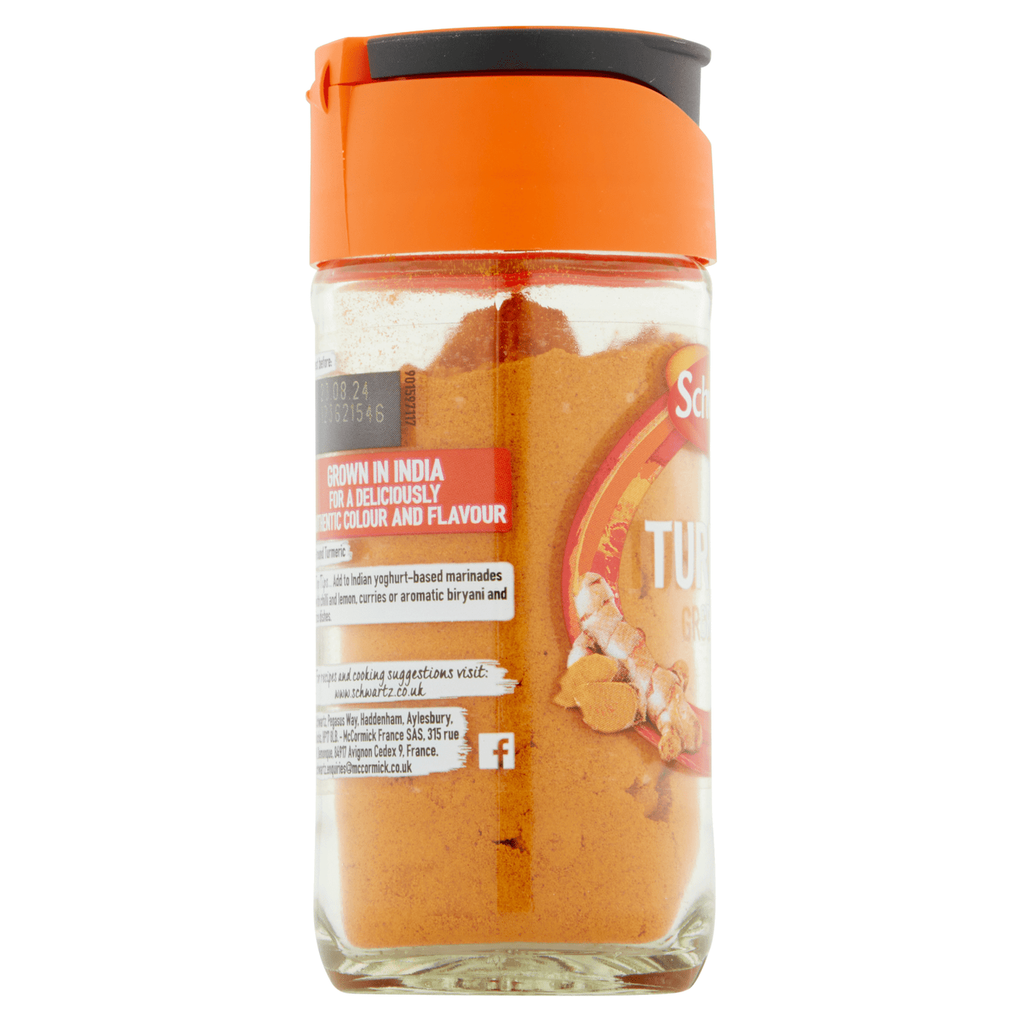 Schwartz Turmeric Ground 37g - UK Food & Drink - 5000225057747