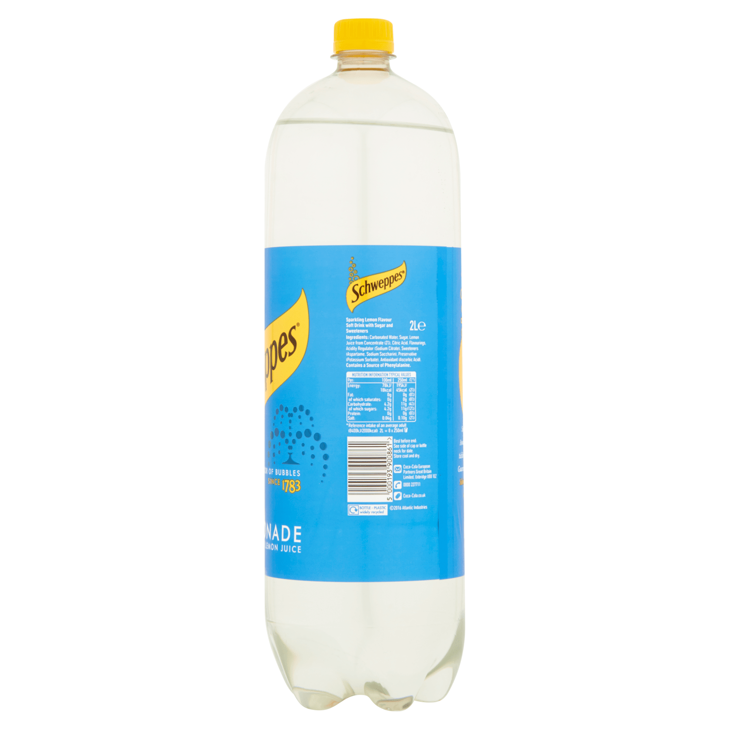 Schweppes Lemonade 2L - UK Food & Drink - 5000193900861
