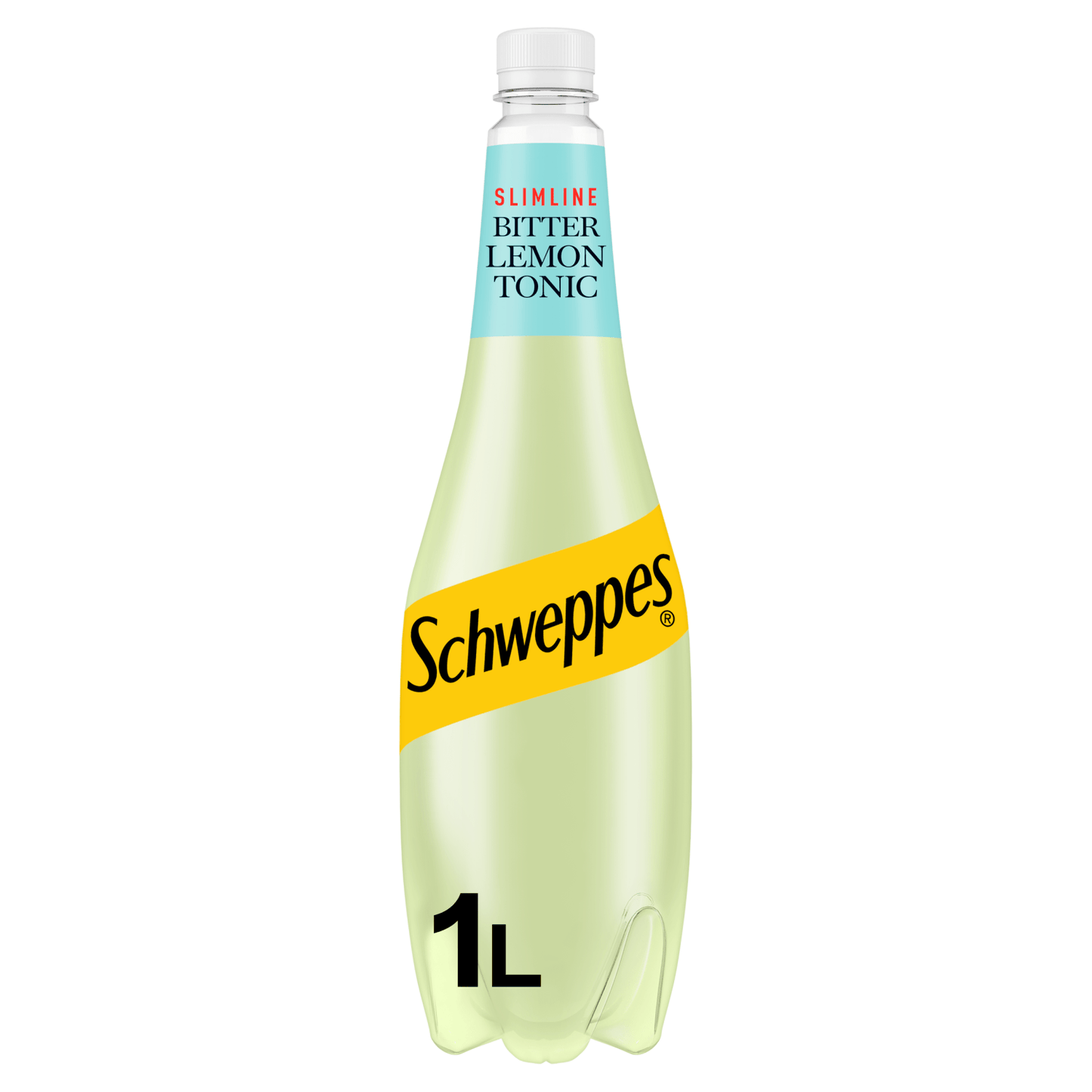 Schweppes Slimline Bitter Lemon 1L - UK Food & Drink - 5449000133441