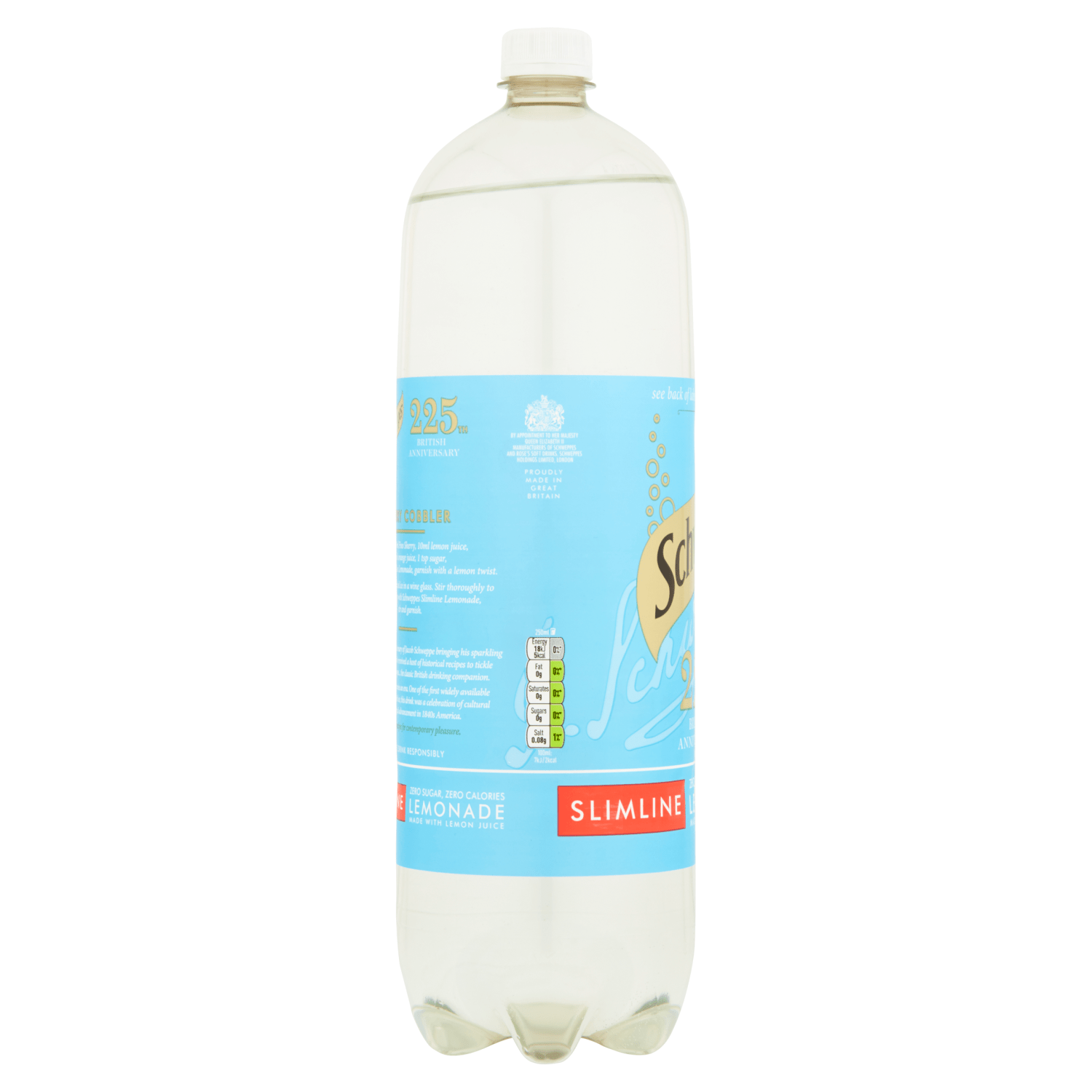 Schweppes Slimline Lemonade 2L - UK Food & Drink - 5000193730574
