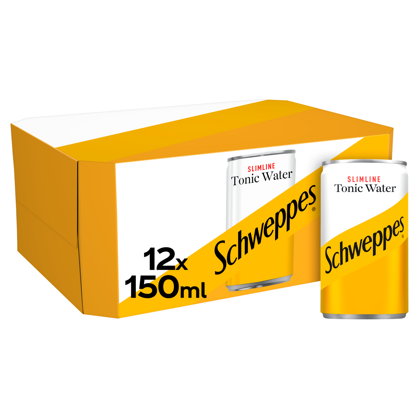 Schweppes Slimline Tonic Water 12 x 150ml - UK Food & Drink - 5000193020729