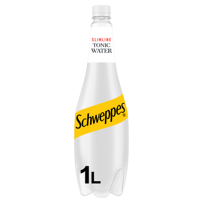 Schweppes Slimline Tonic Water 1L - UK Food & Drink - 5449000133380