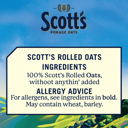 Scott's Porage Original Porridge Oats1kg - UK Food & Drink - 5000108022176