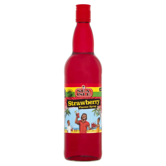 Sea Isle Strawberry Flavour Syrup 750ml - UK Food & Drink - 5010626020189