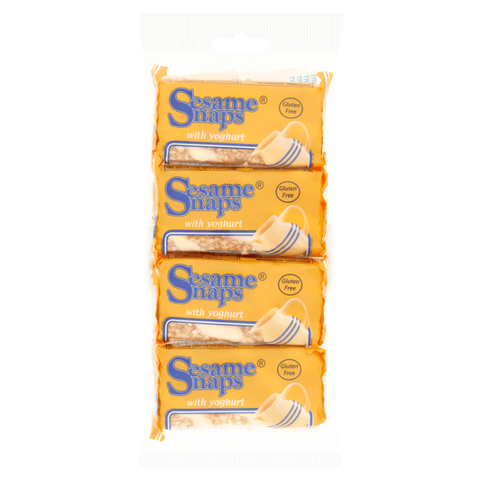 Sesame Snaps with Yoghurt 4 x 30g (120g) - UK Food & Drink - 5011424530627
