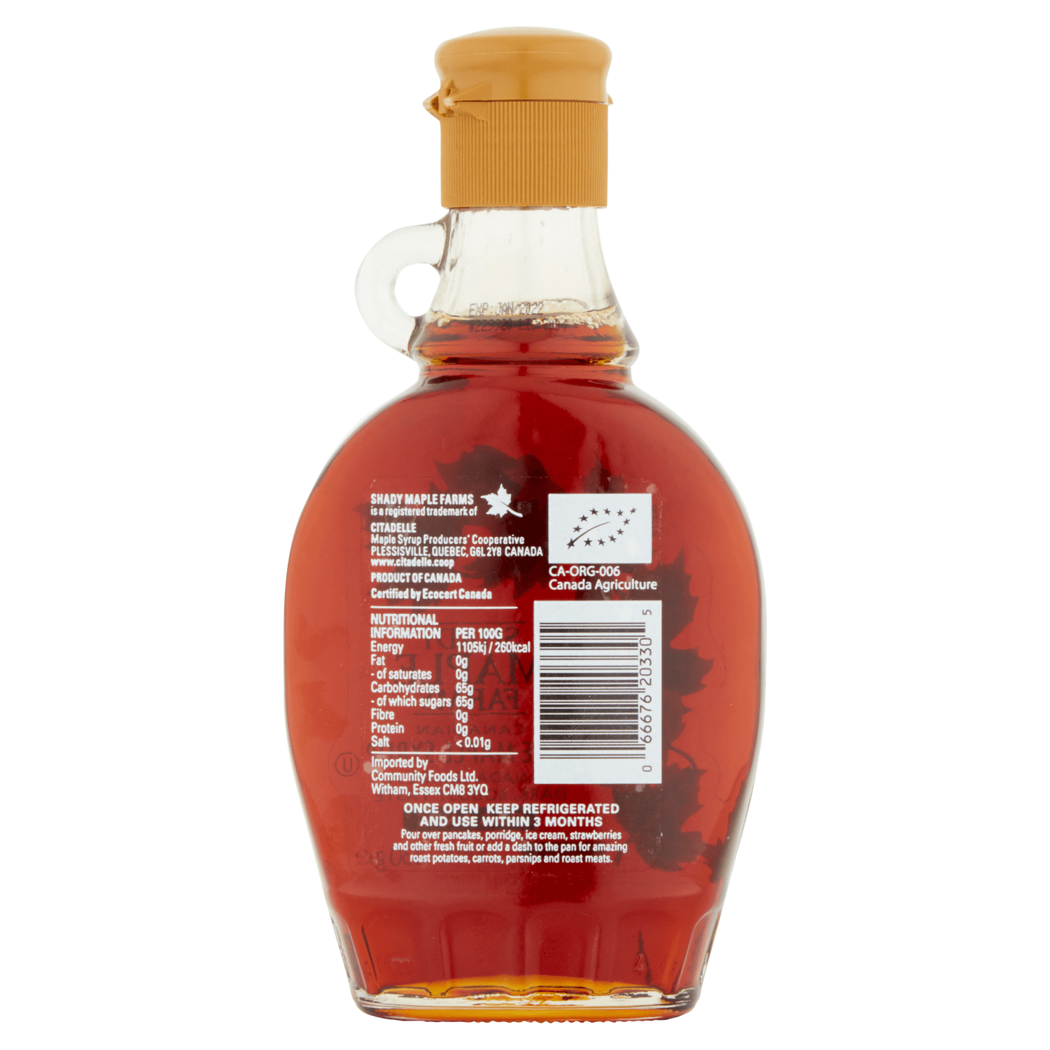 Shady Farm Organic Maple Syrup - UK Food & Drink - 66676203305