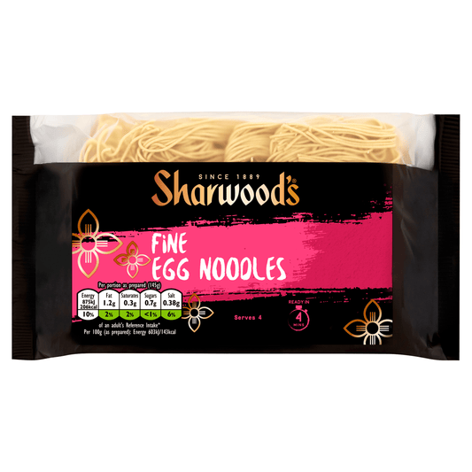 Sharwood's Fine Egg Noodles 226g - UK Food & Drink - 5000354924729