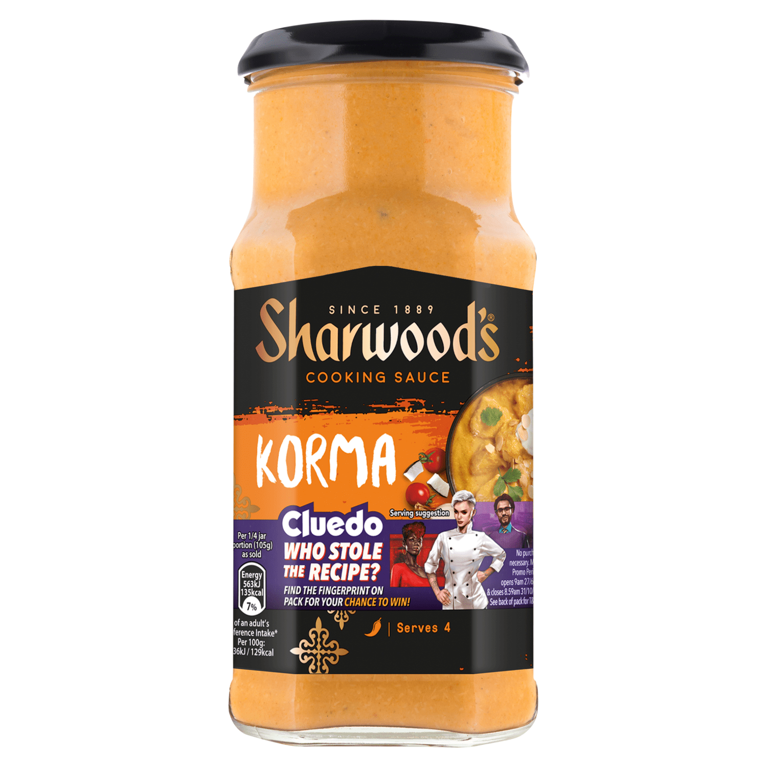 Sharwood's Korma Cooking Sauce 420g - UK Food & Drink - 5000197156851