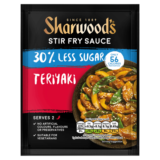 Sharwood's Stir Fry Sauce Teriyaki 120g - UK Food & Drink - 5000354917370