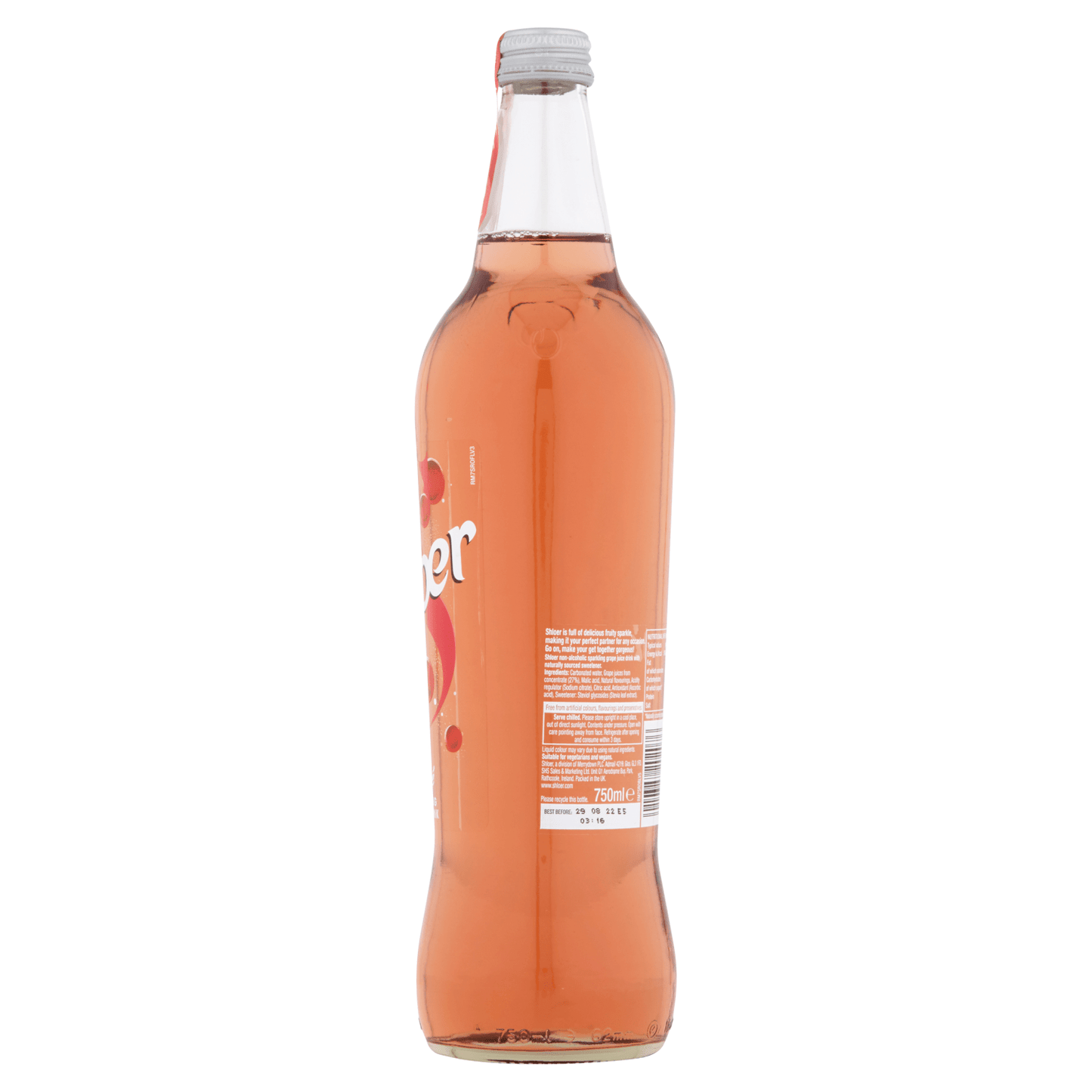 Shloer Ros√© Sparkling Fruit Drink 750ml - UK Food & Drink - 5010388202076