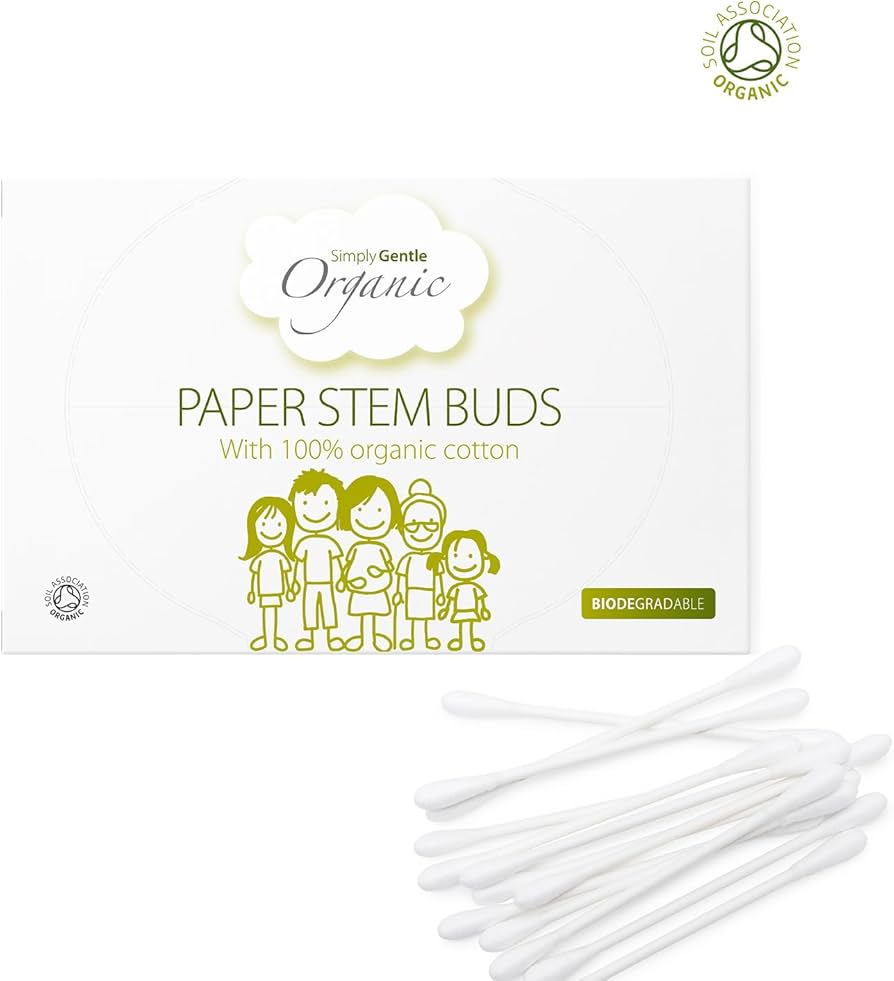 Simply Gentle Organic Cotton Buds - UK Food & Drink - 5060202922079