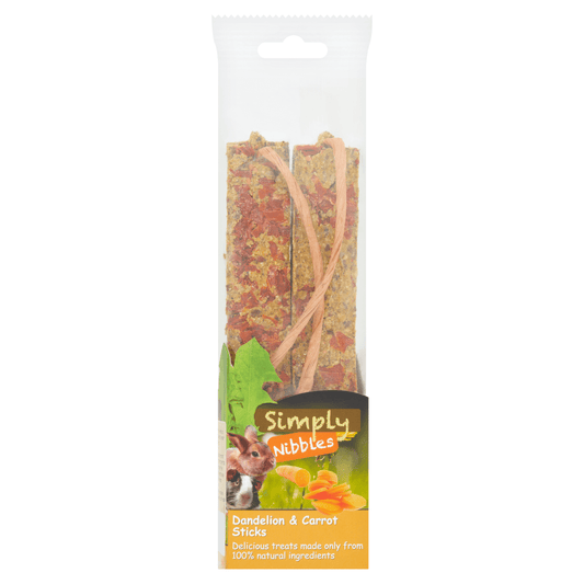Simply Nibbles Dandelion & Carrot Sticks 140 g - UK Food & Drink - 5025659604206