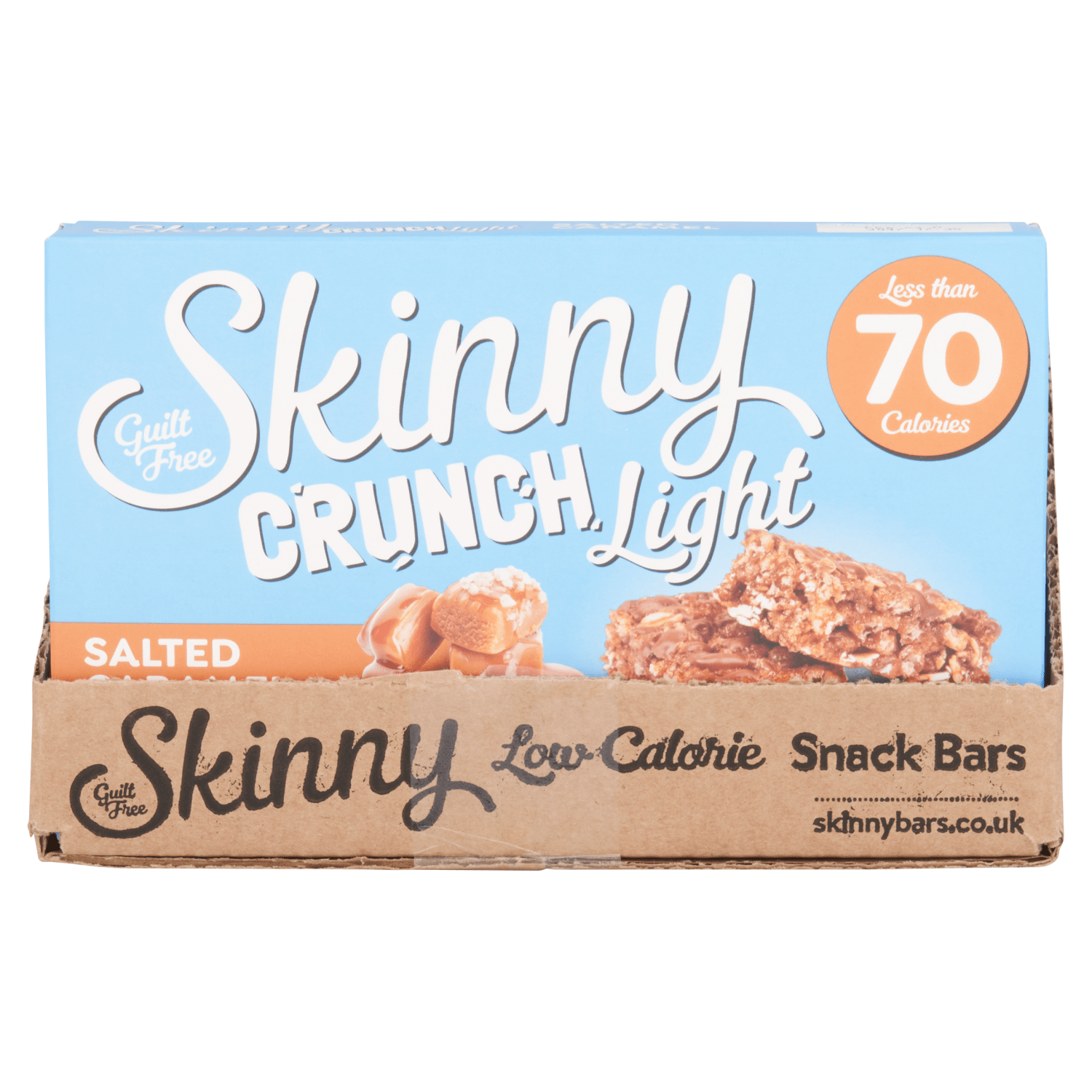 Skinny Crunch Light Salted Caramel Bars 5 x 19g - UK Food & Drink - 5056315500891