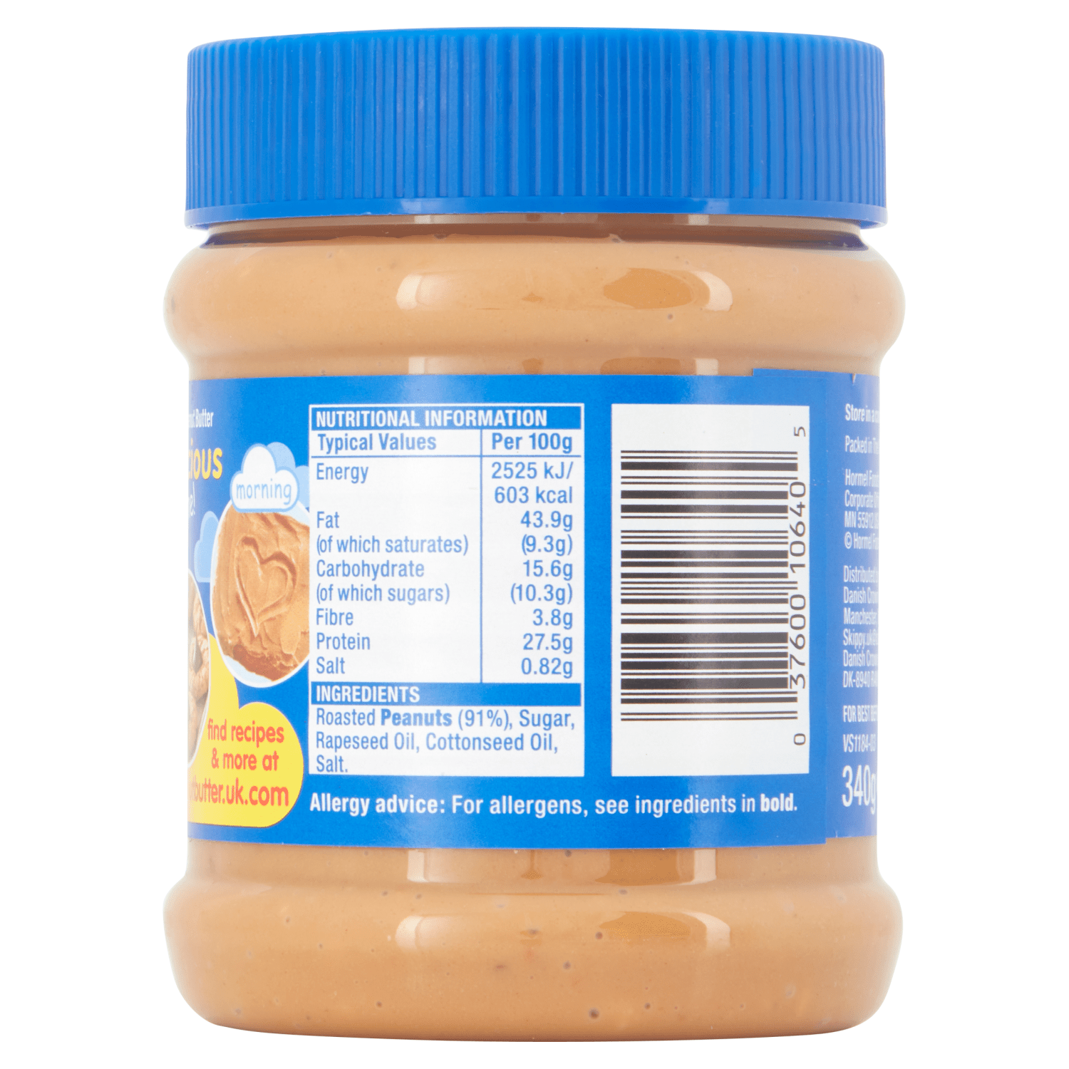 Skippy Super Chunk Peanut Butter 340g - UK Food & Drink - 37600106405