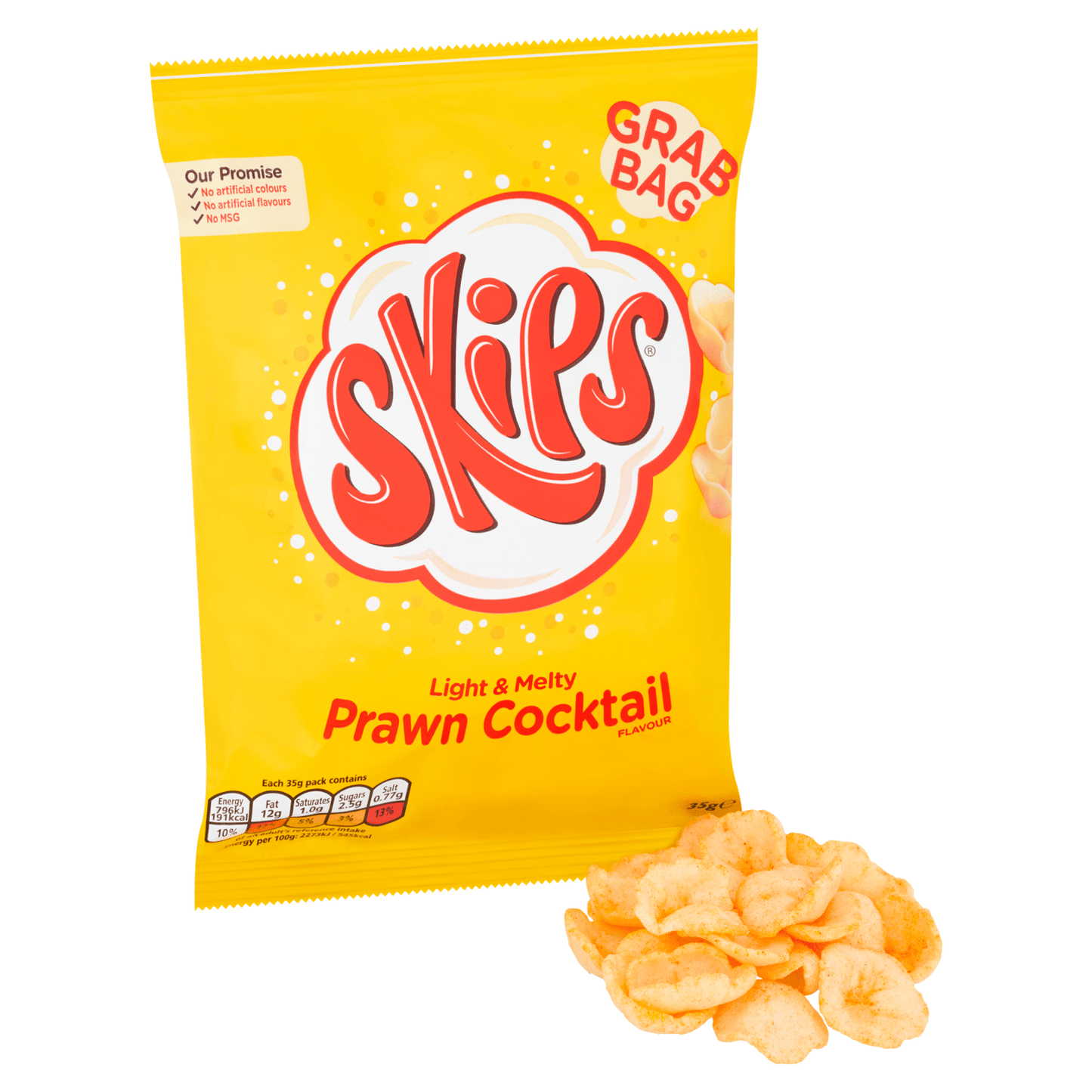 Skips Prawn Cocktail Flavour 35g - UK Food & Drink - 5000237138366
