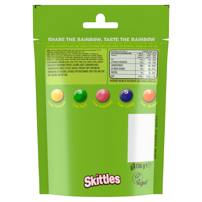 Skittles Crazy Sours 136g - UK Food & Drink - 4009900546102