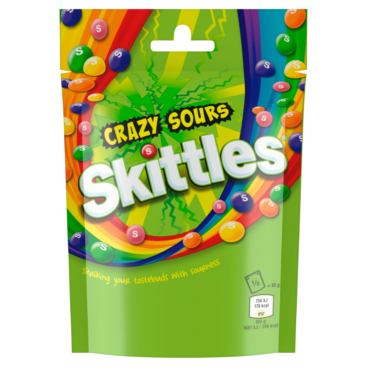 Skittles Crazy Sours 136g - UK Food & Drink - 4009900546102