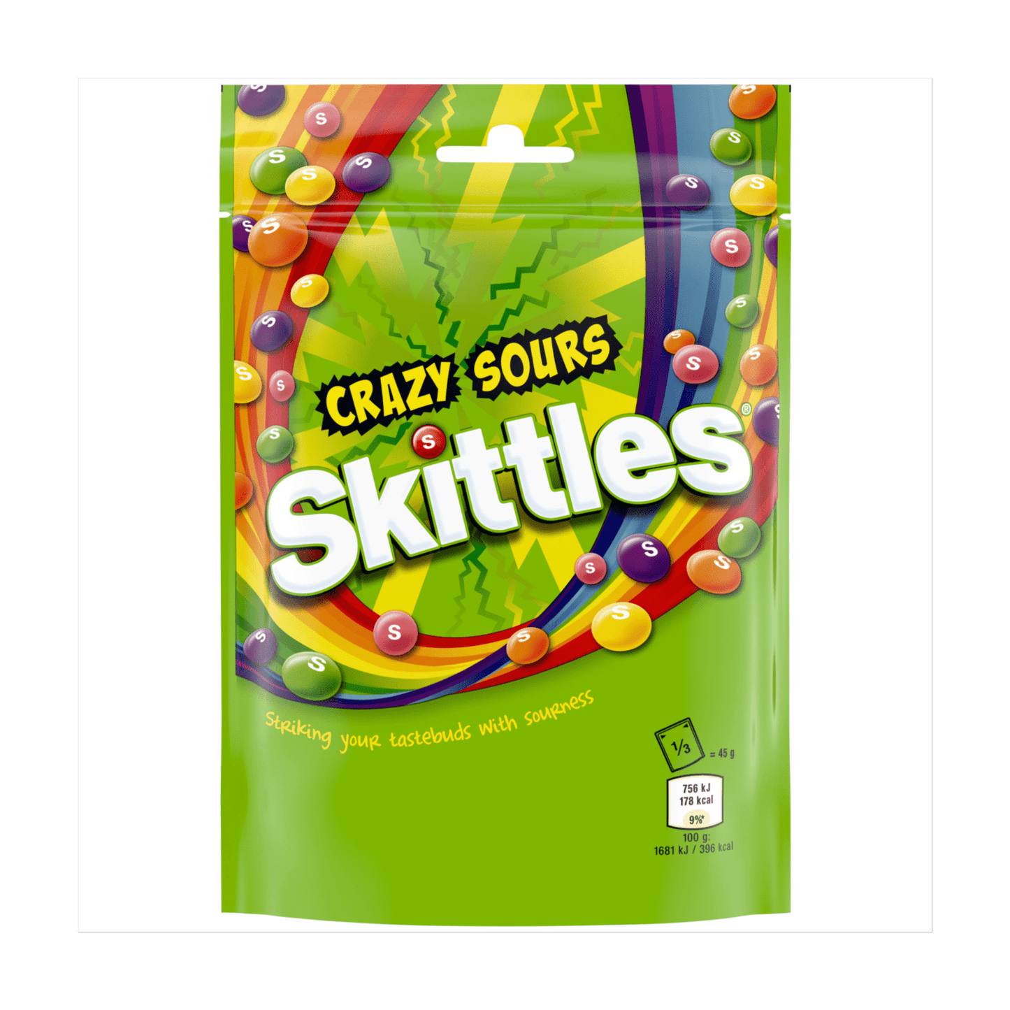 Skittles Crazy Sours 136g - UK Food & Drink - 4009900546102