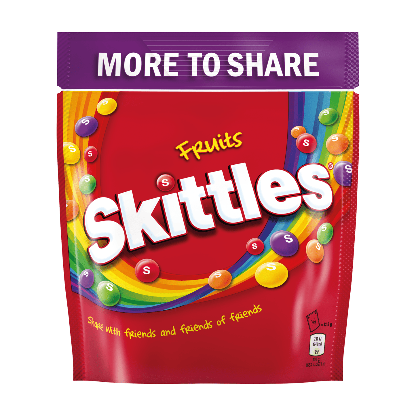Skittles Fruits 318g - UK Food & Drink - 4009900546225