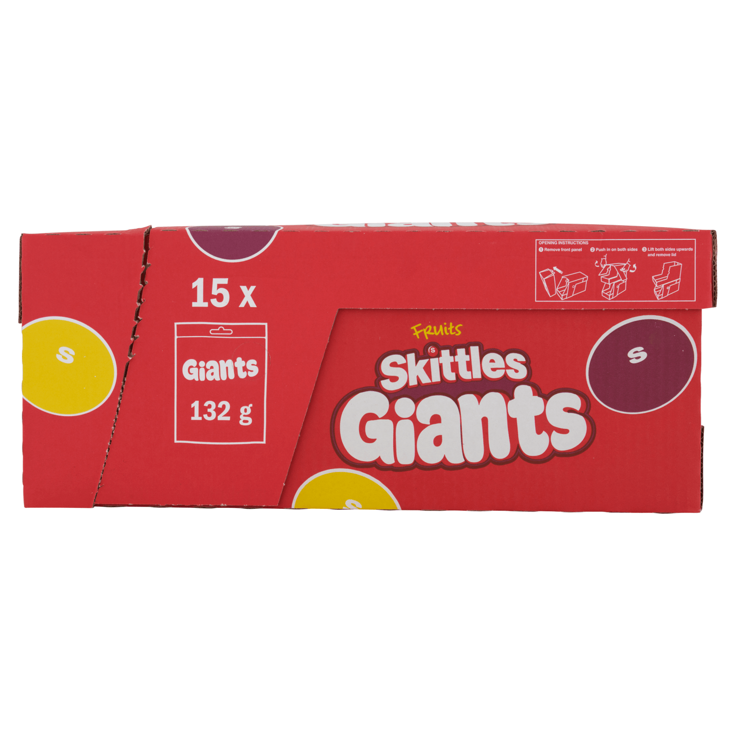 Skittles Fruits Giants 132g - UK Food & Drink - 4009900546164