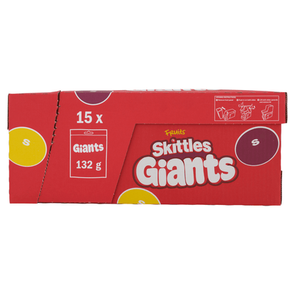 Skittles Fruits Giants 132g - UK Food & Drink - 4009900546164